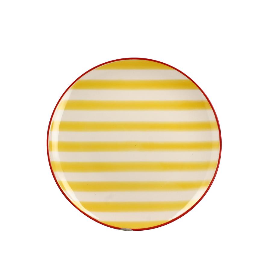 ASSIETTE PLATE EN GRES D.26CM