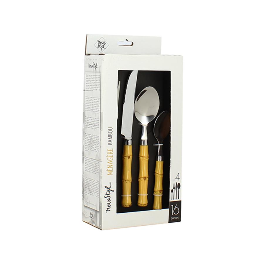 MENAGERE 16PCS BAMBOU