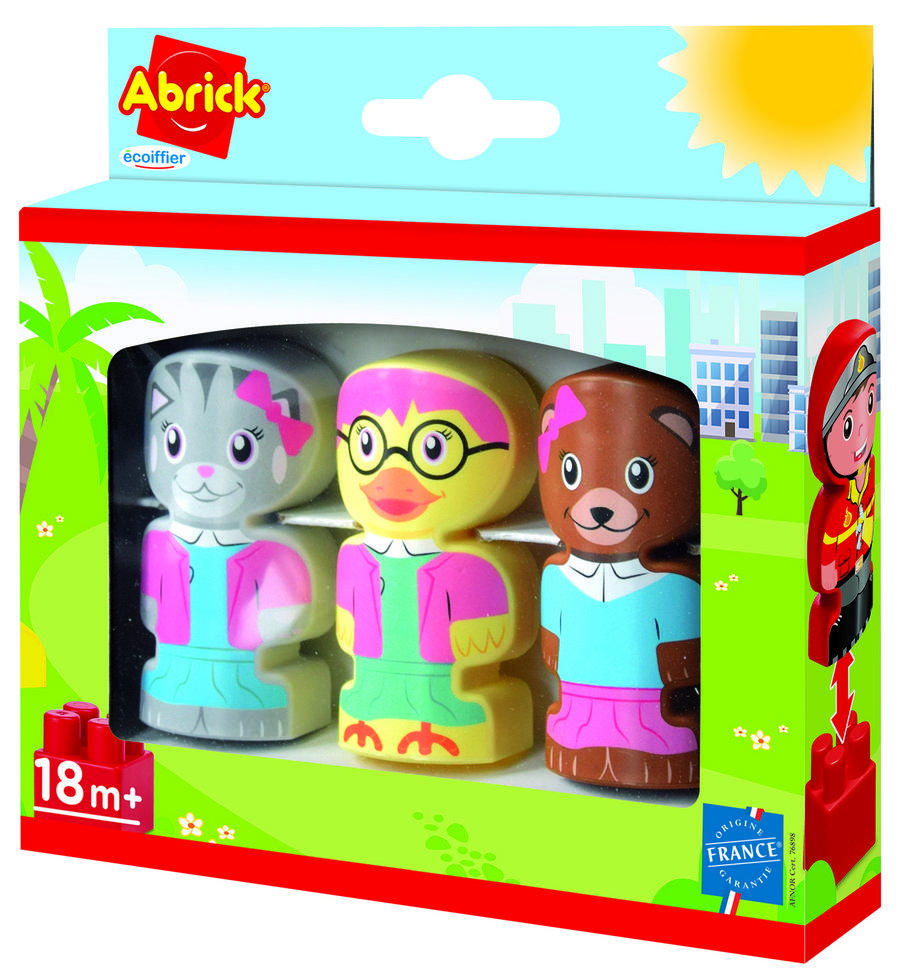 COFFRET 3 PERSONNAGES ABRICK
