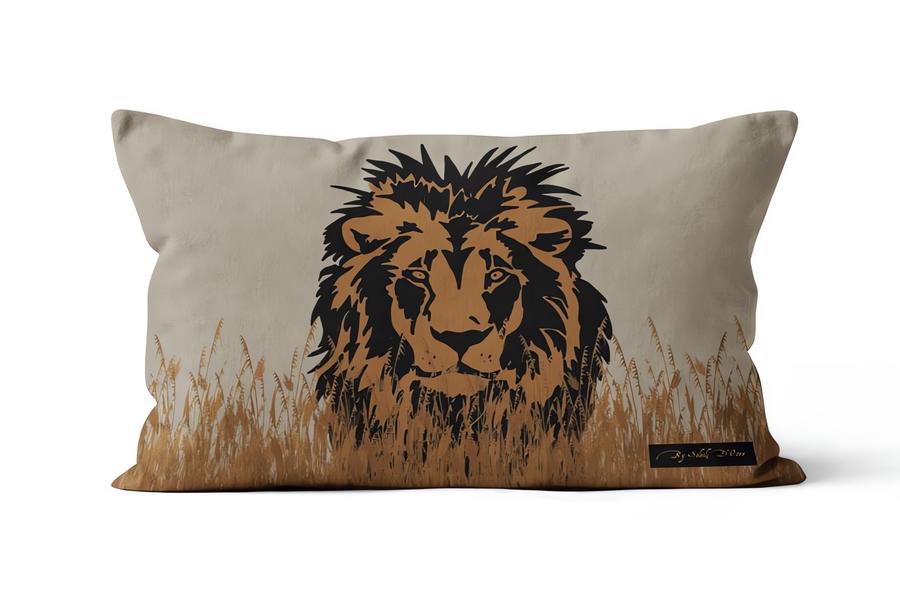 HOUSSE COUSSIN LION 32X50CM