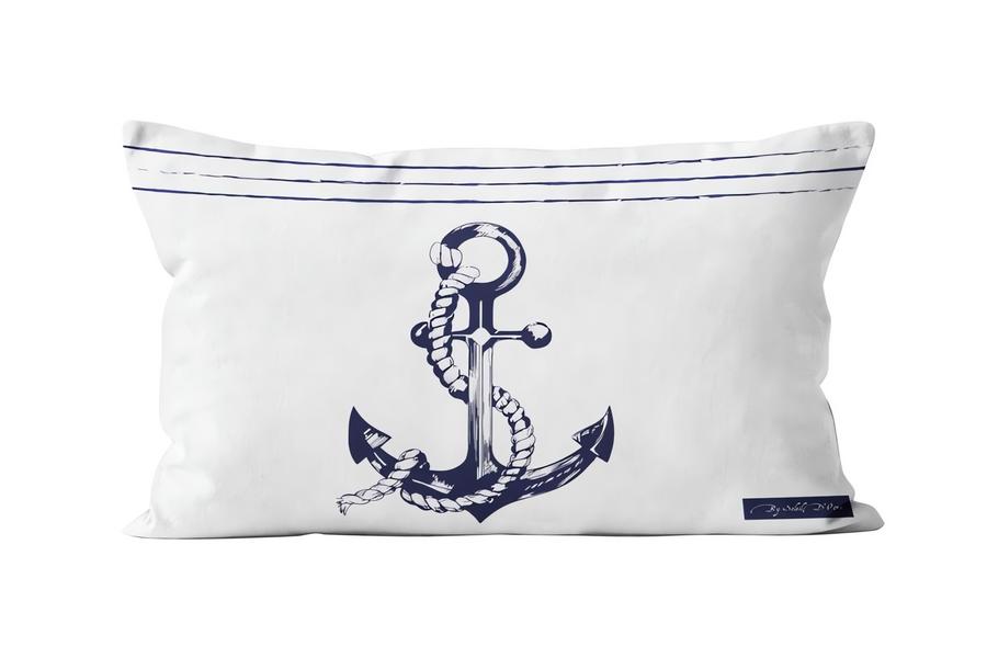 HOUSSE COUSSIN ANCRE 32X50CM