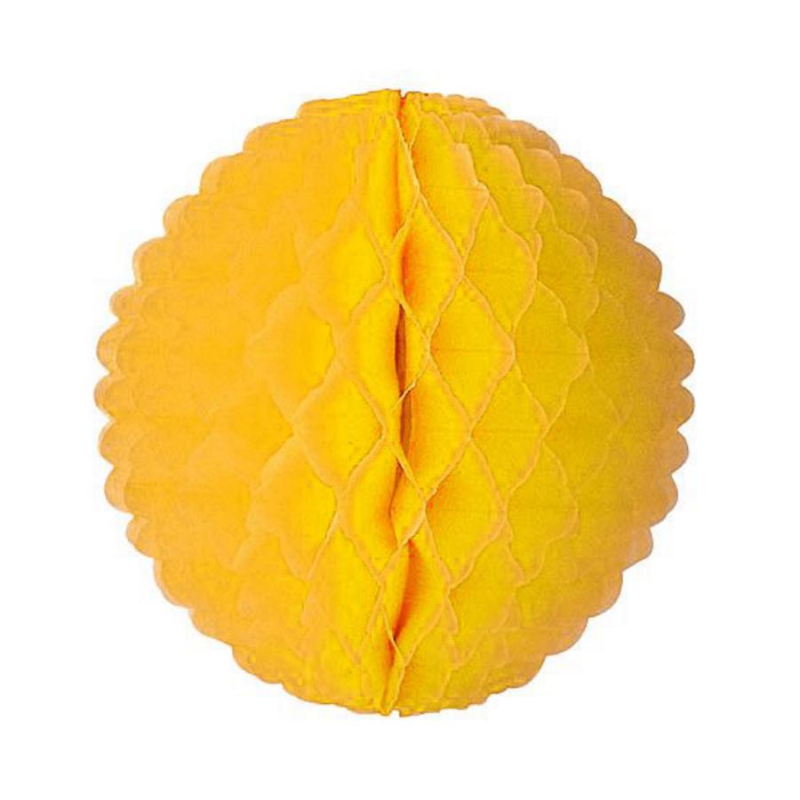 BOULE PAPIER JAUNE 32CM