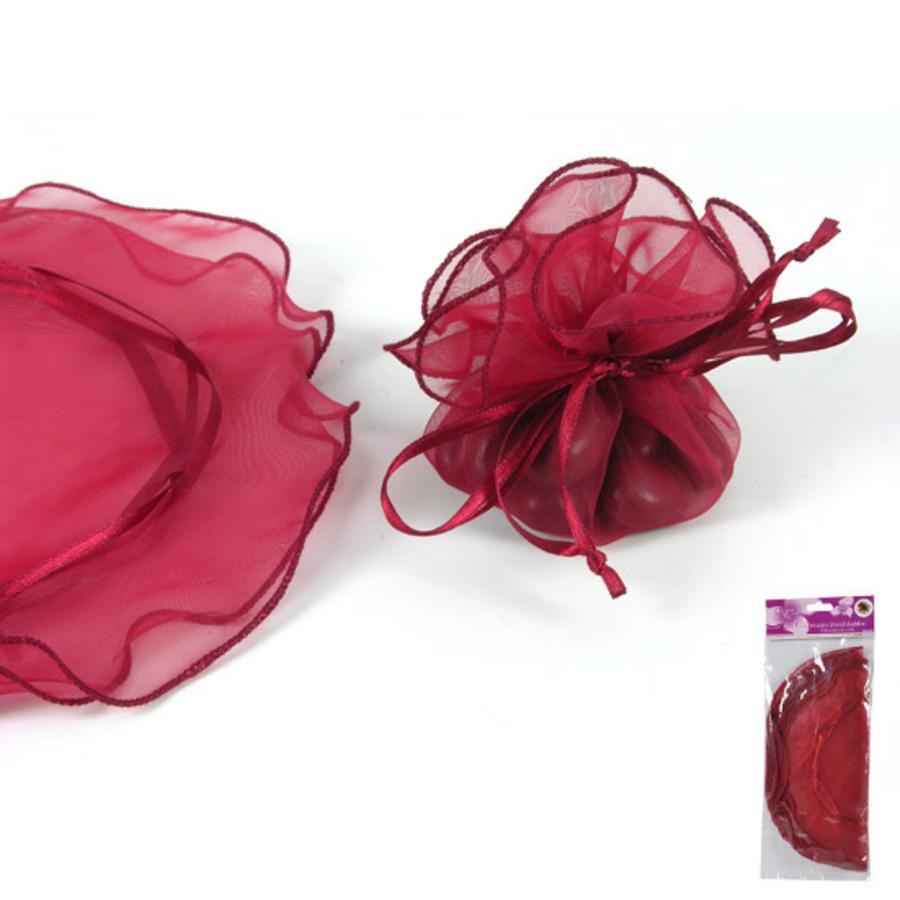 TULLE BOURSE ORGANZA X10