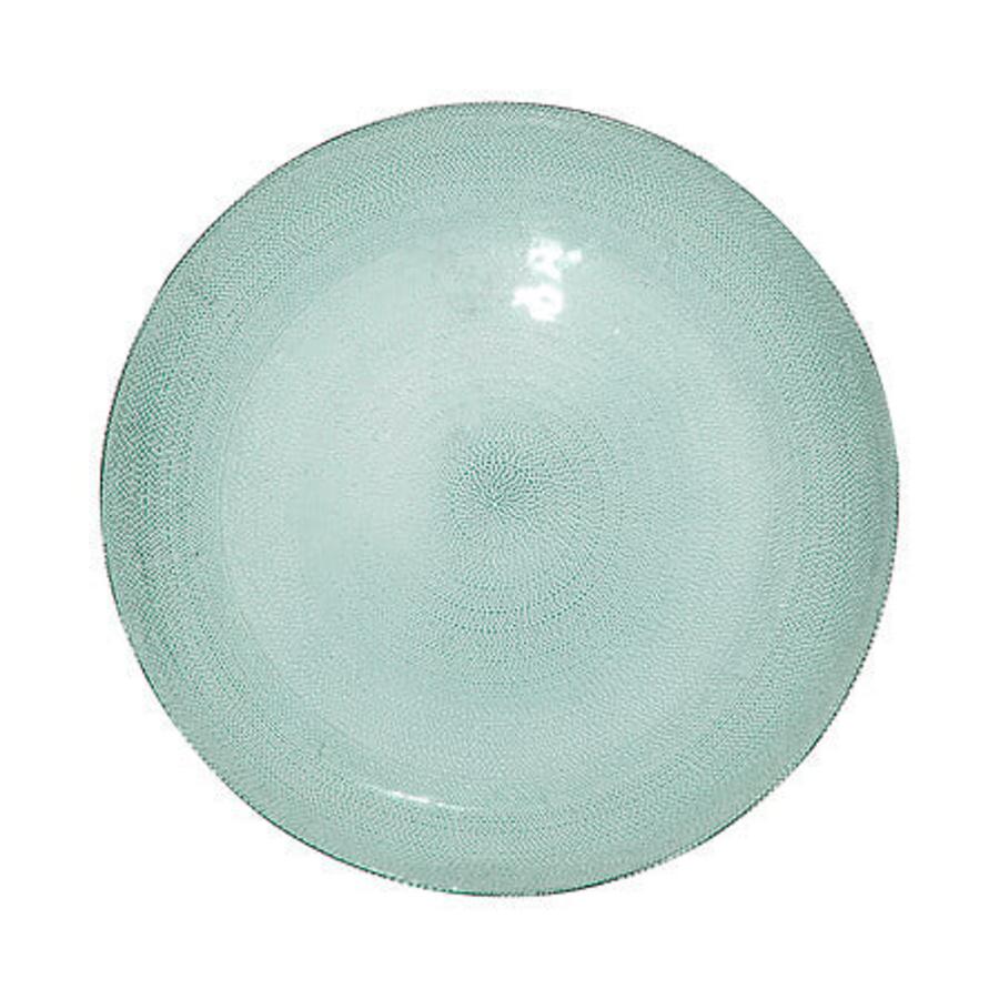 ASSIETTE PLATE PALM VERT