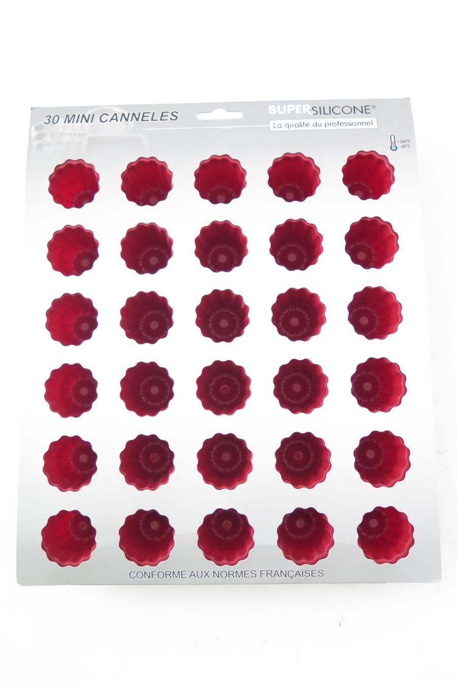 MOULE SILICONE 30MINI CANNELES