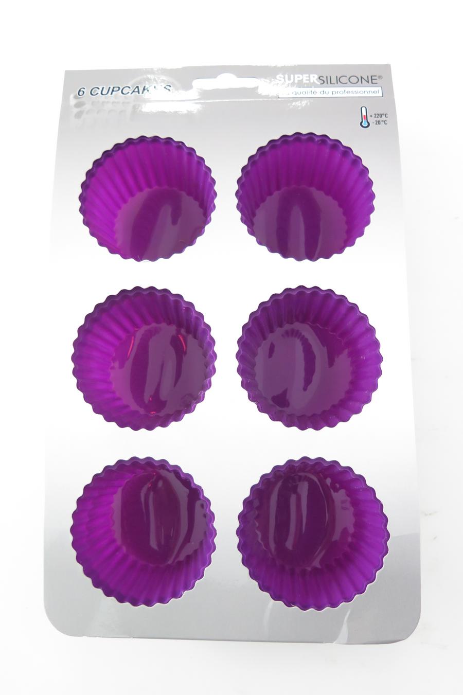 MOULE SILICONE 6 CUPCAKES