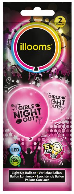 /2 BALLON LUMINEUX GIRLS 17CM