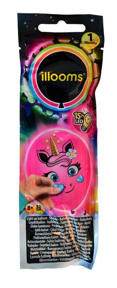 BALLON LUMINEUX LICORNE 38CM