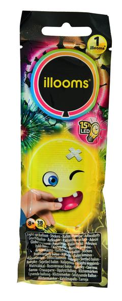 BALLON LUMINEUX EMOJI JNE 38CM