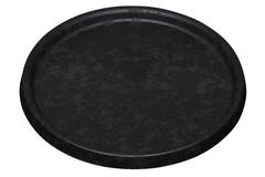 SOUCOUPE ELEMENT NOIR D.25CM