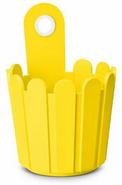 POT A SUSPENDRE ROND JAUNE