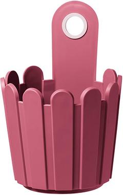 POT A SUSPENDRE ROND FRAMBOISE