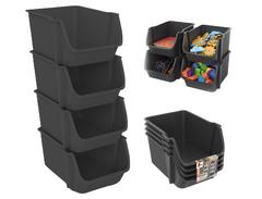 TOUR DE RANGEMENT PVC GRIS ANT