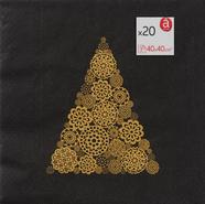SERVIETTE EN PAPIER PERE NOEL
