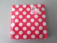 SERVIETTE EN PAPIER ROUGE
