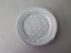 ASSIETTE EN CARTON ARGENTE