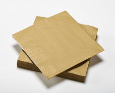 SERVIETTE EN PAPIER DORE