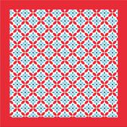 SERVIETTE EN PAPIER ROSACE