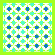 SERVIETTE EN PAPIER RONDS VERT
