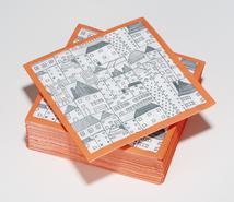 SERVIETTE EN PAPIER MAISON