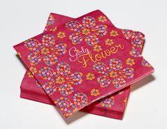 SERVIETTE EN PAPIER FLOWER