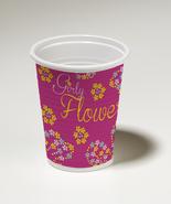 GOBELET PLASTIQUE GIRLY FLOWER