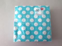 SERVIETTE EN PAPIER TURQUOISE