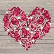 SERVIETTE EN PAPIER COEUR