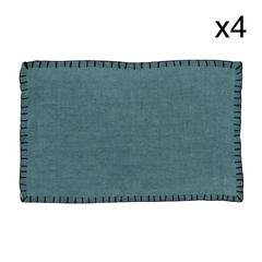 4 SETS DE TABLE PALERME EN LIN