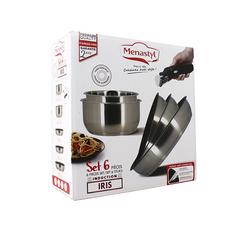 SET CUISSON INOX 6 PIECES