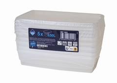 LOT 5 BOITES CONGELATION 0.50L