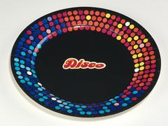 ASSIETTE CARTON DISCO DIA.23CM