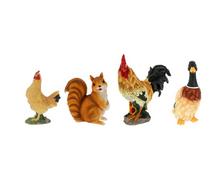 ANIMAUX FERME 4ASST 17X25X26CM ANIMAUX FERME 4ASST 17X25X26CM