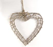 COEUR EN BOIS 60X7X60CM NATURE