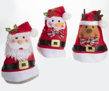 ASST2 BONNET NOEL 28X38CM