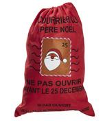 SAC LETTRE NOEL 50X70CM ROUGE