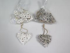 SET DE 5 COEUR EN BOIS