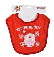 BAVOIR 1ER NOEL 28X32CM ROUGE
