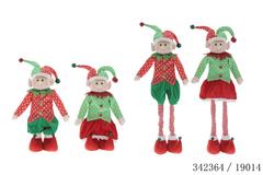 LUTIN 2ASS 20X10X82CM VERT-ROU