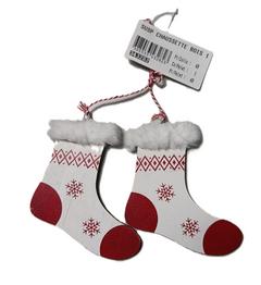 SUSP CHAUSSETTE BOIS 12X9.7CM SUSP CHAUSSETTE BOIS 12X9.7CM