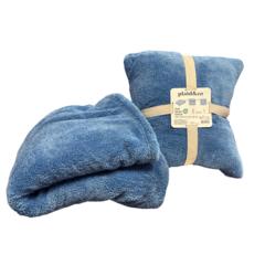 PLAID BLEU ET ARGENT / HOUSSE PLAID BLEU ET ARGENT / HOUSSE