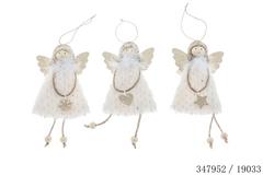 ASST3 FILLE ANGE 9X2X14CM
