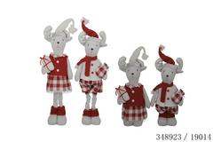 CERF DEBOUT BLANC & ROUGE