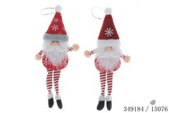 PERE NOEL A SUSP 2ASS 13X13CM