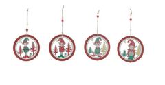SUSP LUTIN RONDE BOIS ROUGE