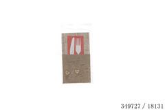 PORTE COUVERTS JUTE 10.5X21CM