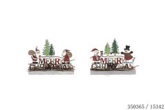 DECORATION BOIS JOYEUX NOEL