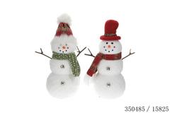 BONHOMME DE NEIGE 24X15X41CM