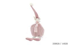 SOURIS ASSISE ROSE 10X9X51CM T