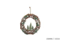 COURONNE SAPIN BOIS DIAM50XP13
